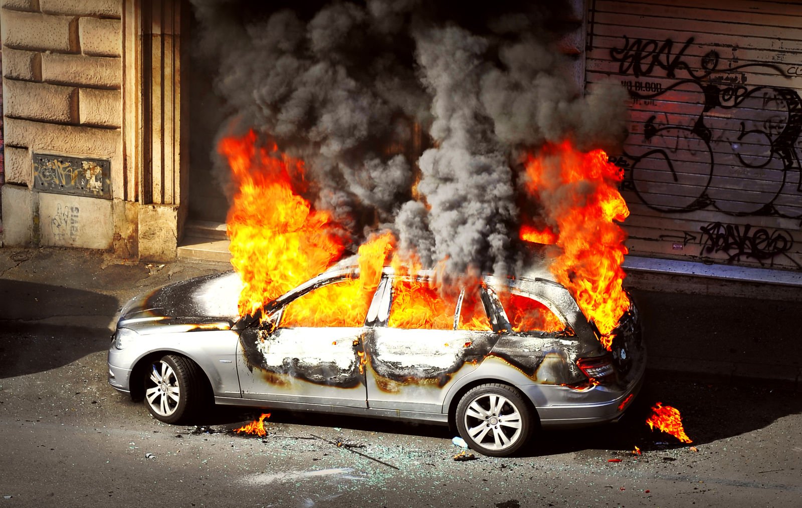 Does auto insurance cover riot damage?