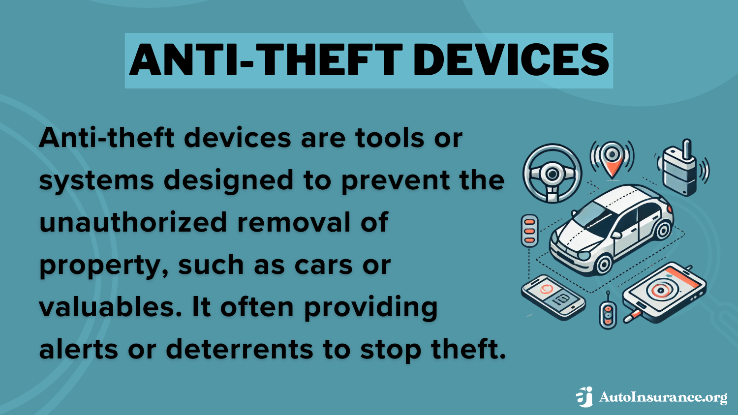 Best Auto Insurance Discounts for Boeing Employees: Anti-theft devices Definition Card