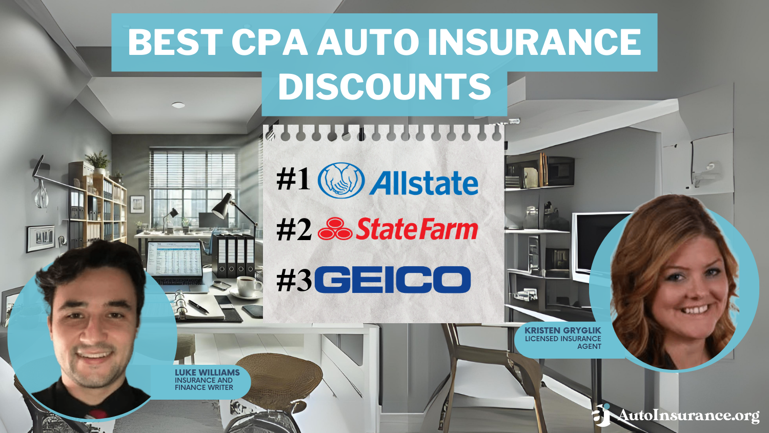 Geico, State Farm, and Progressive: Best CPA auto insurance discount