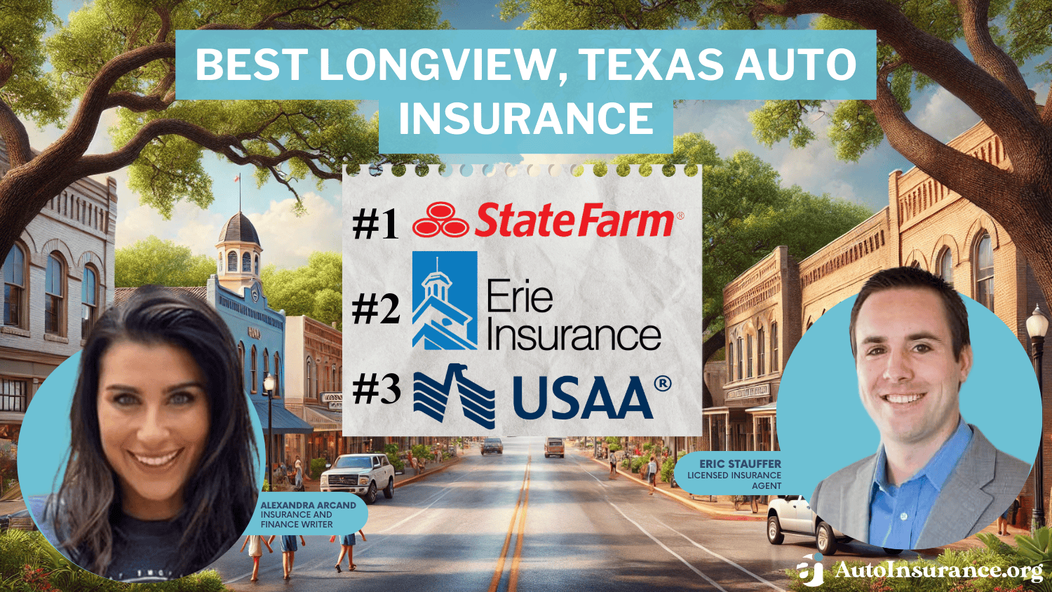 Best Longview, Texas Auto Insurance: State Farm, Erie, and USAA