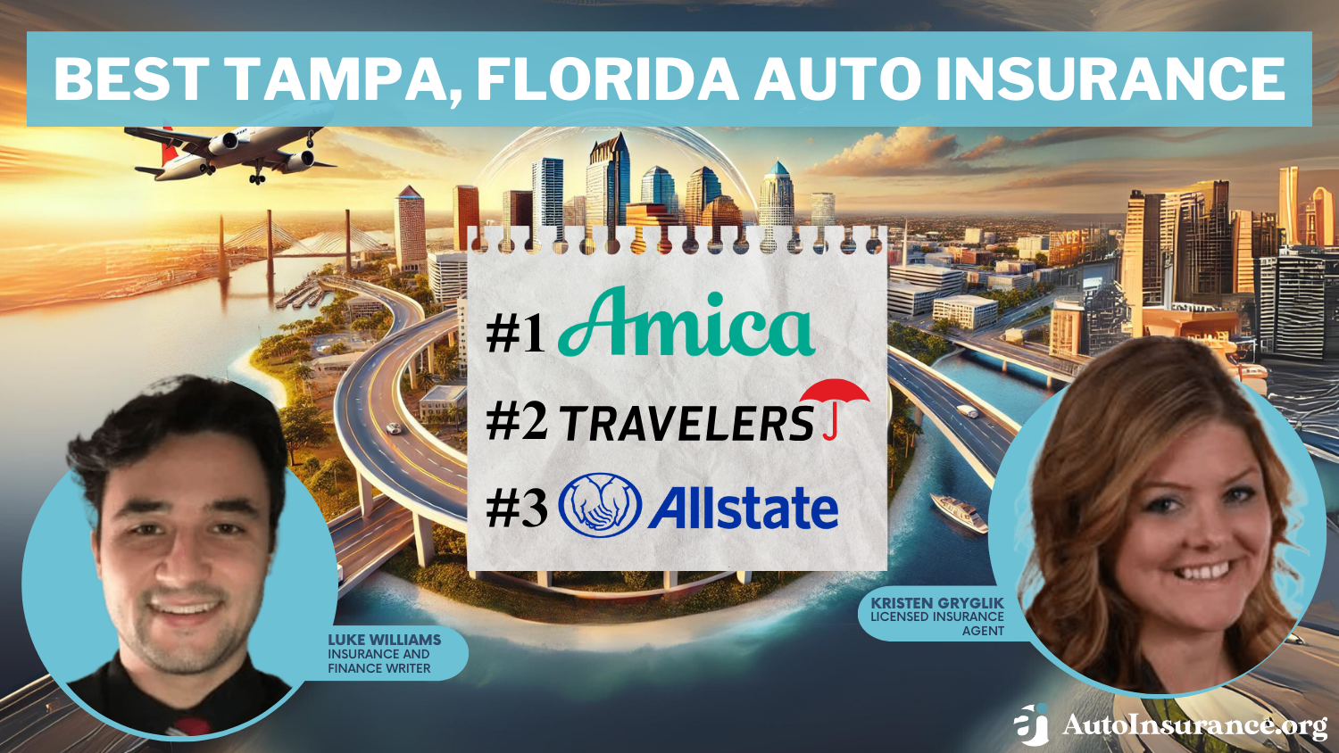 Best Tampa, Florida Auto Insurance: Amica, Travelers, and Allstate