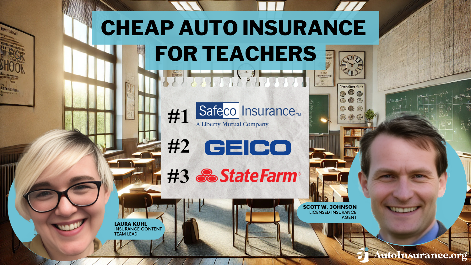 Cheap Auto Insurance for Teachers: Safeco, Geico, State Farm