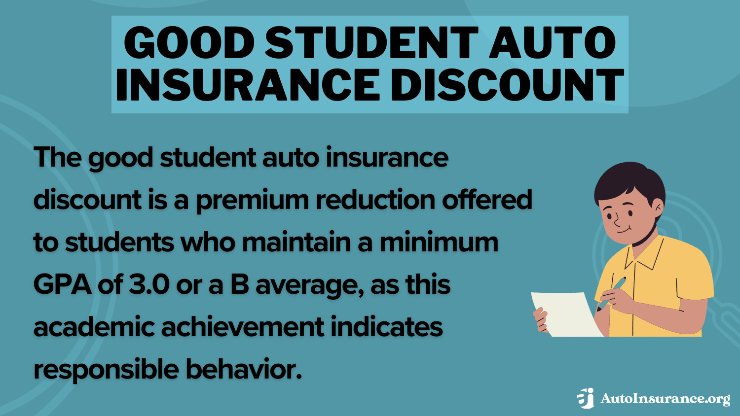 Best Baxter Springs, Kansas auto insurance: Good Student auto insurance discount
