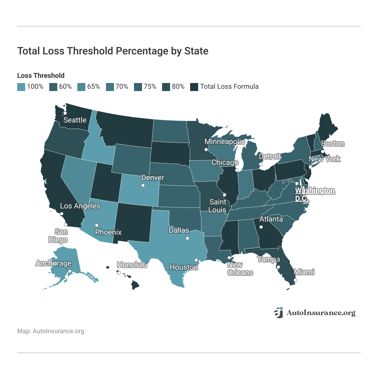 <h3>Total Loss Threshold Percentage by State</h3>